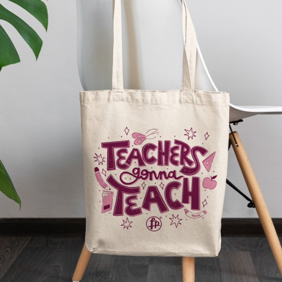Teacher gonna teach (Τσάντα  Αγοράς)